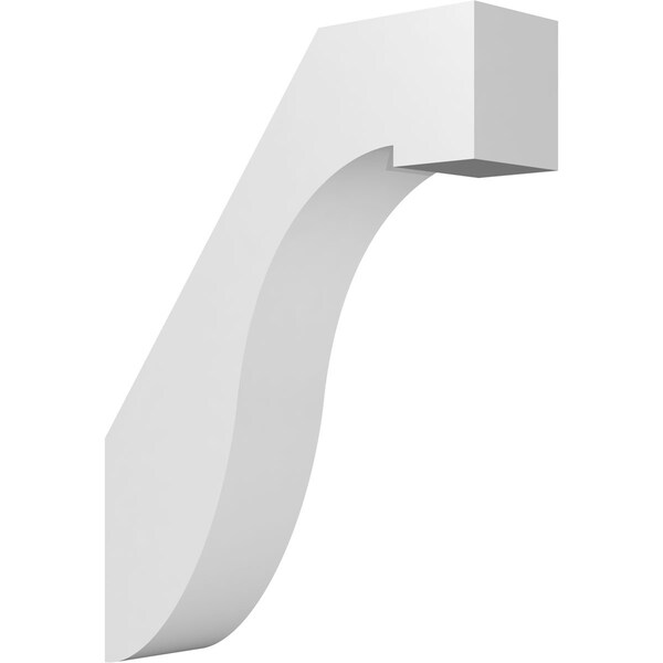 Ekena Millwork 5-in. W x 18-in. D x 24-in. H Del Monte Architectural Grade PVC Knee Brace BRCP05X18X24DEL - main